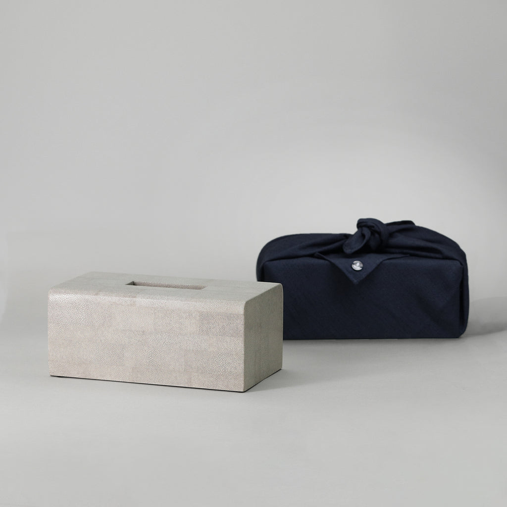Tissue Box Parallel Tissue Box, Long, Parallel Line Shagreen – Alexander Lamont's Gift Shop
