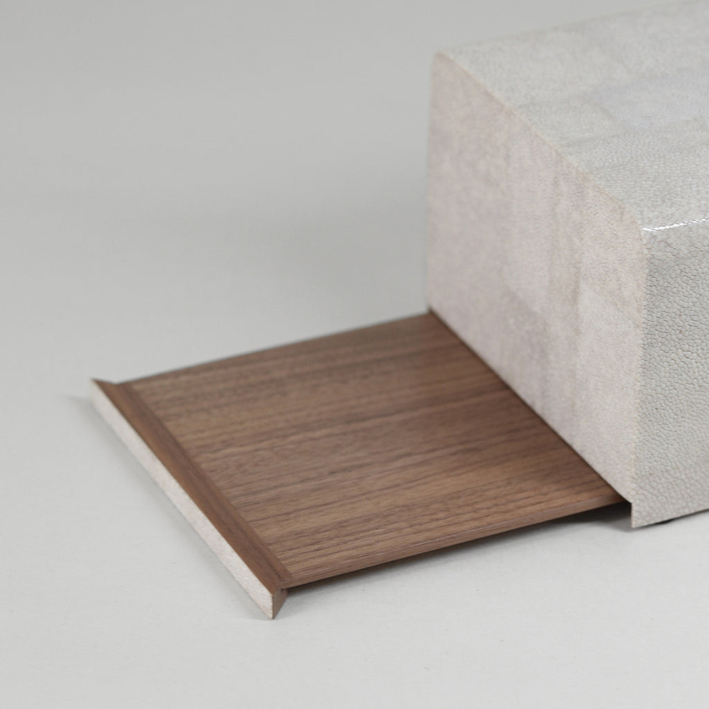 Tissue Box Parallel Tissue Box, Long, Parallel Line Shagreen – Alexander Lamont's Gift Shop