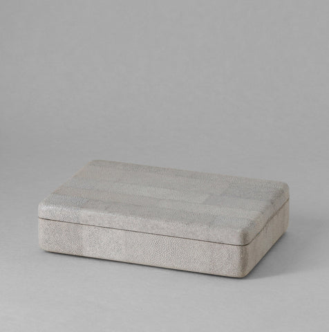 Shagreen Curved Box | Natural Speckle, L