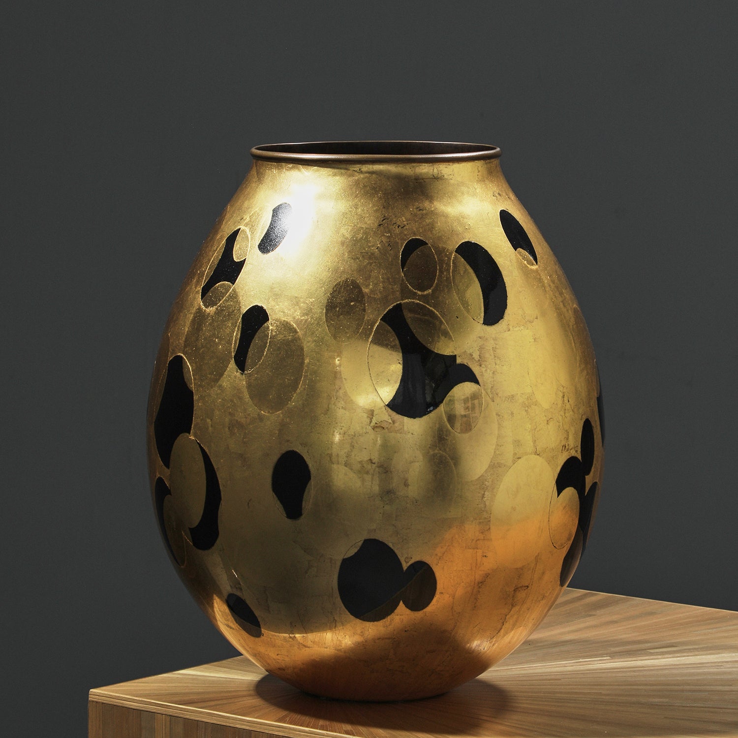 Bull Vase Gold, M