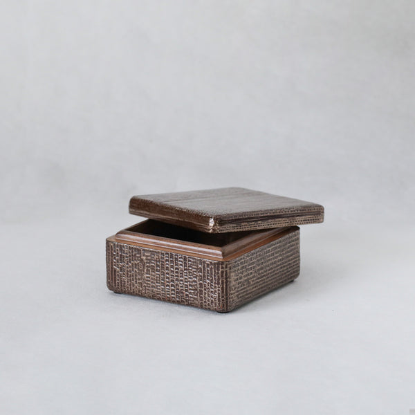 Strata Box - Amber Bronze, Small